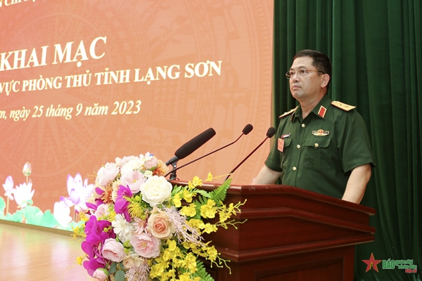 Khai mạc diễn tập khu vực phòng thủ tỉnh Lạng Sơn năm 2023